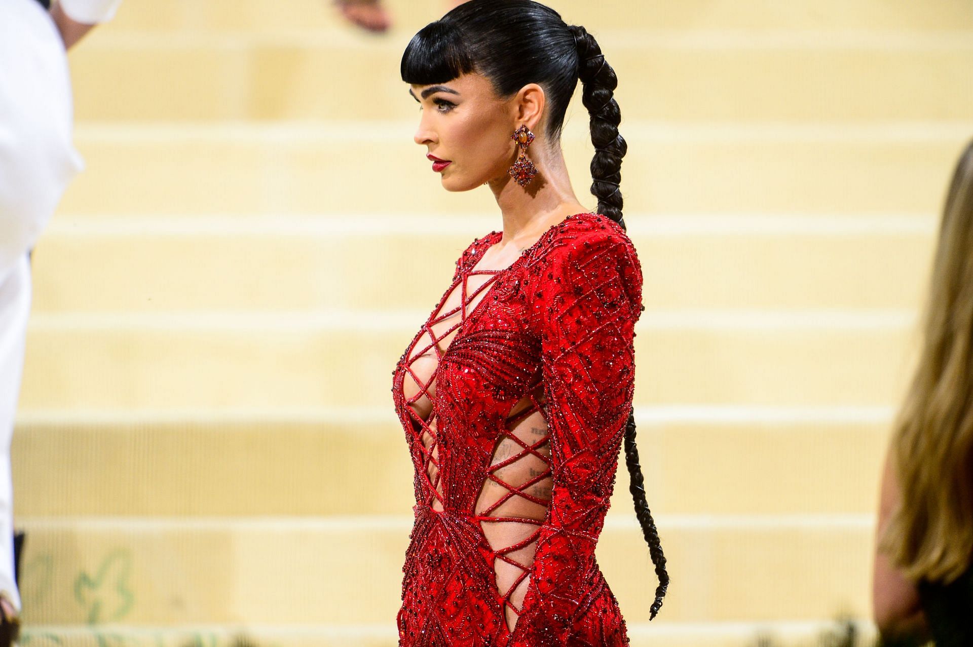 Fox at the 2021 Met Gala (Image via Getty)